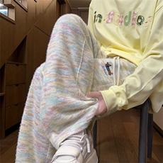 2025新款300g重磅刺绣腊肠狗大码慵懒风休闲裤男K5978-特P36控69，男装休闲裤，电商A001