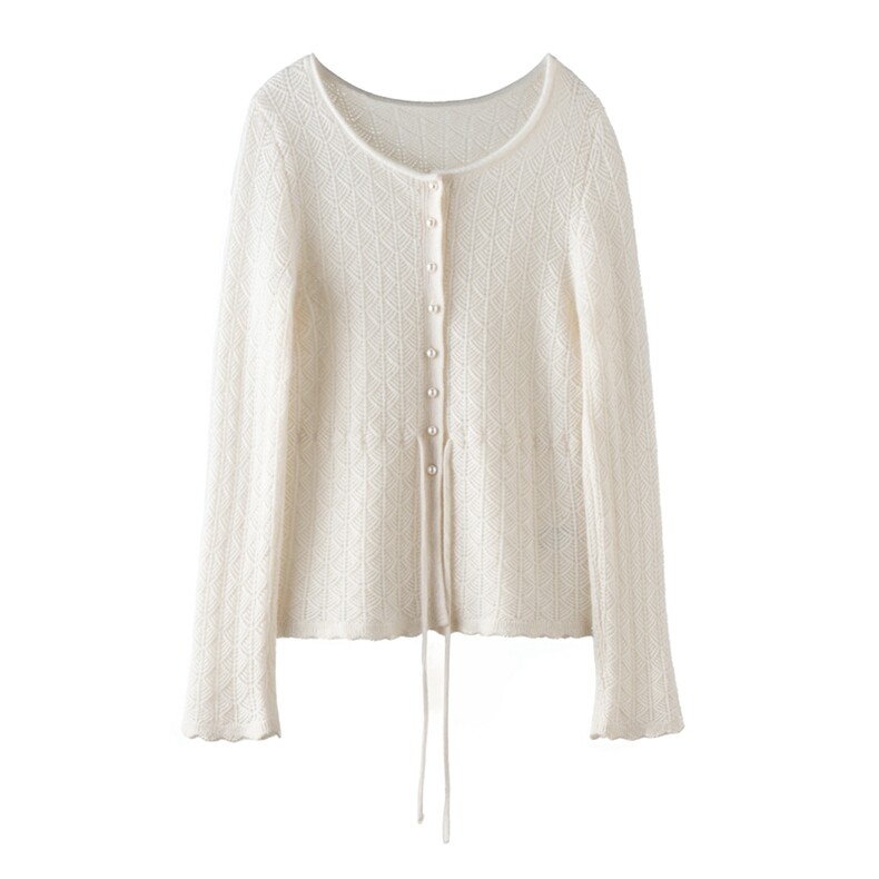 2025年秋季宽松宽松通勤时尚百搭通勤简约休闲羊绒衫，女装羊绒衫，雪山红莲