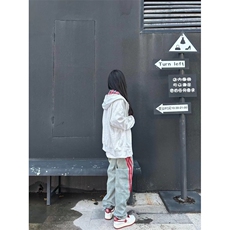 【有货】三条杠条纹牛仔裤男女款美式vibe风裤子G8512WW-特P55，男装牛仔裤，星座1007（原301D）
