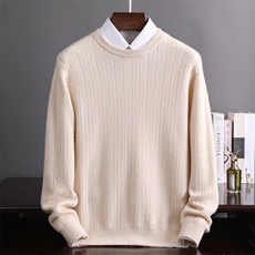 时尚都市男羊绒开衫秋季新款休闲长袖针织衫品质保暖毛衣简约百搭男装，男装羊绒开衫，冬季工坊