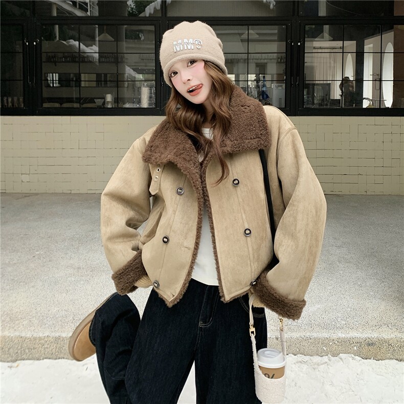 【新款现货】韩系皮毛一体192-667P209K288,女装皮草,浙宝192（原082）