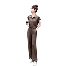 冰丝职业套装夏装2025新款气质欧货漂亮时尚衣服两件套夏天女装潮，女装套装/套裙，梦依杭