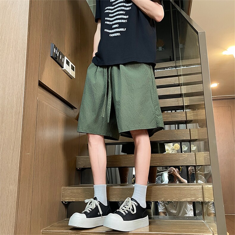 夏季泡泡纱新款男女同款短裤XZ102B-1-DK2505特P15,男装牛仔裤,星座102B-1