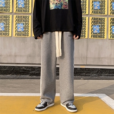 春季情侣百搭印花休闲裤男大码宽松拖地裤K182-P50控78，男装休闲裤，电商A161-2