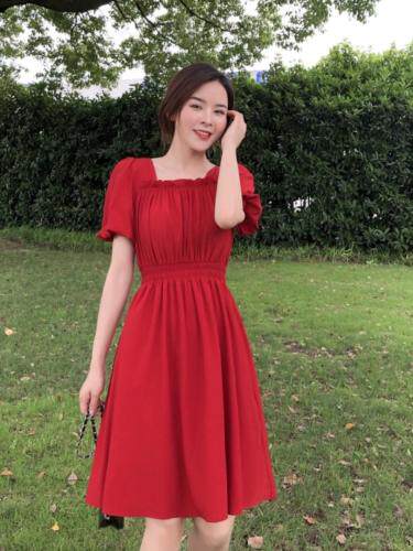 显瘦不挑人连衣裙还有紫色，女装连衣裙，百变诱惑