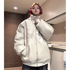 2025新款美式PU皮棉衣冬季加厚棉服潮牌机车外套insD233P100，男装棉衣，电商A335-1（原A458）