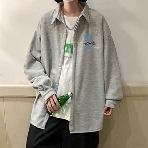 控58加厚加绒衬衫男大码长袖衬衣男外套 HC79274-P38 加绒款-P48图片