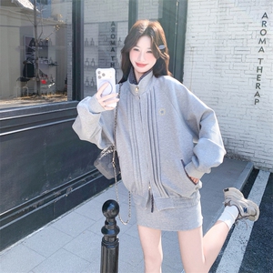 新品 大货 好数据刺绣卫衣短裙套装6833-P195控318图片