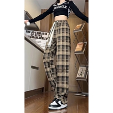 秋季美式高街格子运动休闲裤货号K2461特P3868，男装休闲裤，电商A063