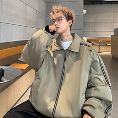 JK8806-P75美式秋潮牌设计感拉链夹克，男装夹克，星座1503