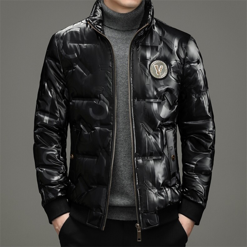 冬季新款羽绒服立领常规中青年男装商务休闲夹克外套HB92162-P275,男装羽绒服,电商B212（原钱塘6029）