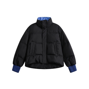 2025冬款拼色下摆抽绳羽绒服--1311 控价298图片