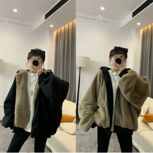现货 双面穿帆布水洗棉情侣座山雕棉服M2677-P95网图图片