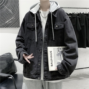JK630-P75-控98现货牛仔夹克外套连帽
