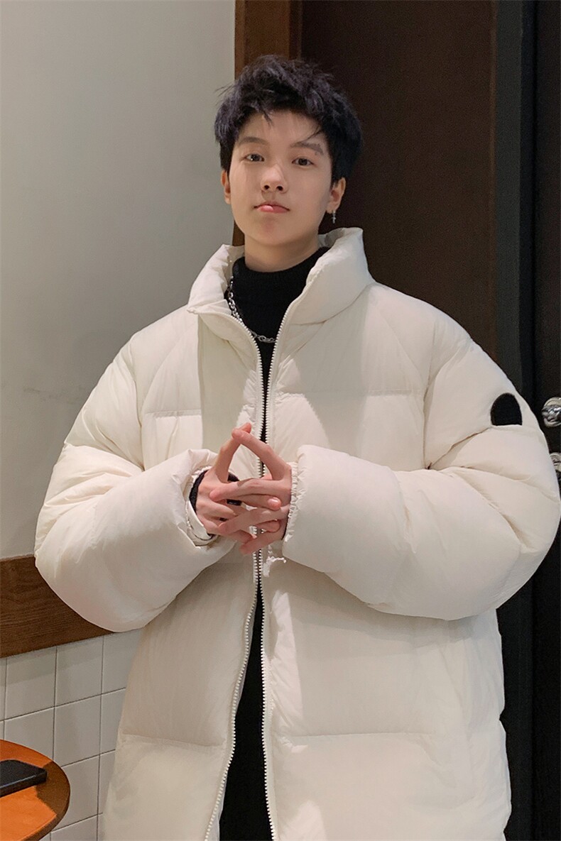 标90白鸭绒！高品质面包服羽绒服棉衣男XH21-P175,男装羽绒服,电商B367
