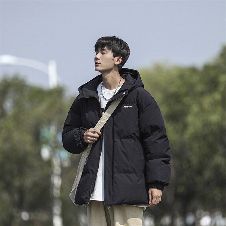 现货高品质连帽宽松版棉衣面包服外套Y606P78直播，男装棉衣，星座1904A-1