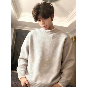 网图有货 假两件毛衣男女秋冬韩系内搭打底针织衫外套 A1223-P63图片