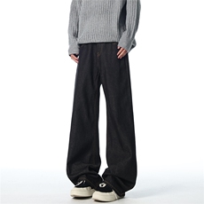 XZ1011-8526-P65控98丹宁微喇牛仔裤75棉25聚酯纤维不掉色，男装牛仔裤，星座B271