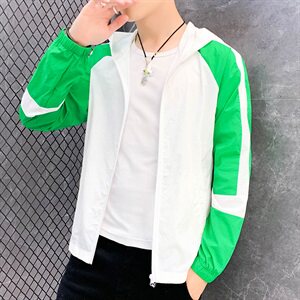 防晒衣男夏季薄款透气防晒服夹克韩版潮流连帽工装外套男V99图片