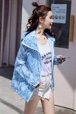 防晒衣女短款2024夏新款防晒服皮肤衣碎花学生仙女透气骑车薄外套，女装防晒衣，可可小西