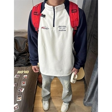 有货DB07-特批35港风奥粒绒打底衫男款秋冬半拉链插肩袖卫，男装T恤，星座603-2