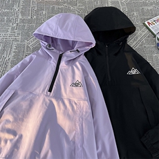冬新单板防水半拉链滑雪服男加绒内里中性风大码套头外套M79-P120，男装棉衣，电商A001