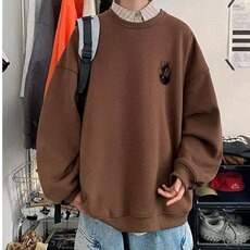 春秋季卫衣男水墨画抽象图形印花潮牌圆领上衣FY203-P33，男装卫衣，星座1109-3