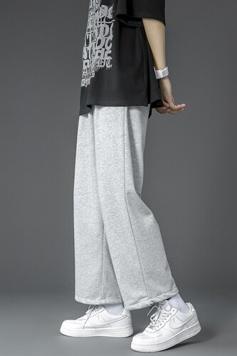 主推夏季薄款卫裤宽松休闲运动九分裤B377-A01-特P25限48，男装休闲裤，电商B377