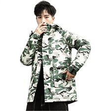 男士休闲连帽加厚保暖棉衣外套棉服棉袄冬季防寒开衫男装M993，男装棉衣，电商B226-2（原B217-2）
