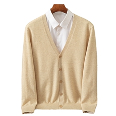 12针围领男士羊绒开衫羊绒商务休闲，男装羊绒开衫，鼎坤羊绒