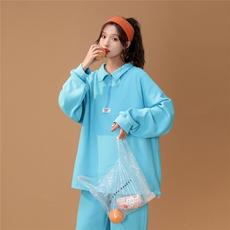 XZ216-ZZ96-P1182021长袖长裤华夫格卫衣套装上衣P65裤子P55，男装卫衣，星座716-5（原216-1）