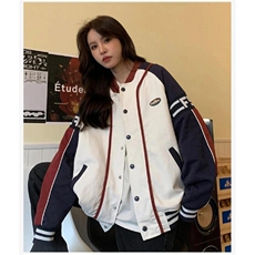 网络图现货棒球服外套男女设计感情侣装嘻哈夹克RW124-P60，男装夹克，星座1005-4