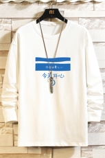 TX3033-P28加绒款-P35纯长袖t恤男大码圆领打底衫体恤砖墙，男装T恤，电商A040A
