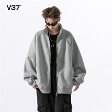 1506A/GW250/P46美式拼接运动夹克男秋季加绒加厚卫衣，男装夹克，星座1506A