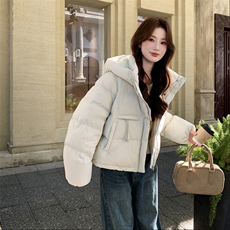 新款2168-P365-K539新G标90白鸭绒羽绒服面包，女装羽绒服，然然