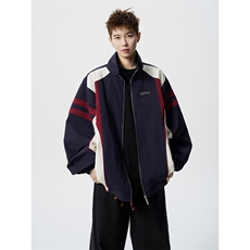 706-LK219-P85特P现货春季美式复古解构撞色飞行夹克运动外套，男装夹克，星座706