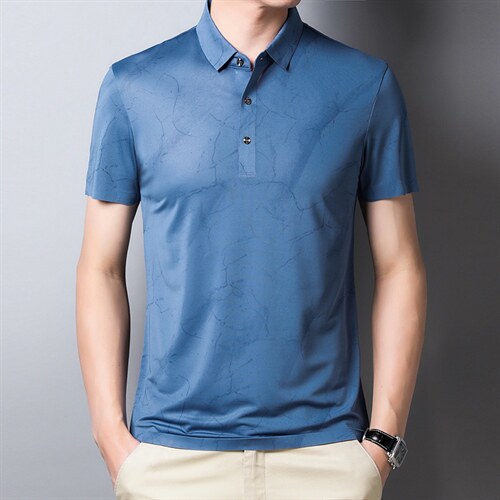 短袖T恤男衣服POLO2023春夏季男装翻领半袖体恤衫上衣男士韩版图片
