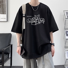 麂皮绒短袖t恤男大码半袖男JD82404-P25，男装T恤，电商A040