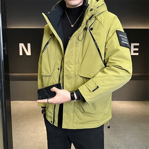 M-3XL 24605-P215 298 标50绒 连帽冲锋衣羽绒服男图片