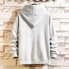 KS21239-P38连帽开衫卫衣男运动外套大码班服砖墙，男装卫衣，电商A040A