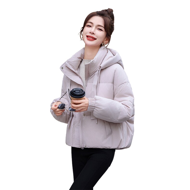 白色小香风短款羽绒服女2025新款冬季小个子超好看保暖白鸭绒外套,女装羽绒服,姿衣坊