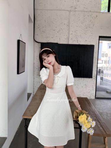 提花连衣裙，女装连衣裙，天使公主