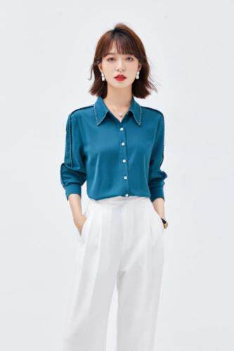 2021秋季新品 特种工艺绣 气质通勤衬衫,女装衬衫,秋子丰色(3F)