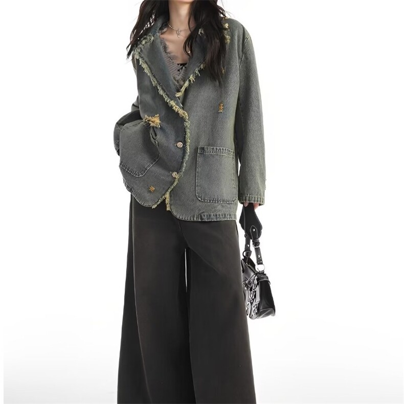 潮流长袖新流行翻领拉链慵懒秋男外穿原宿标准潮夹克GAA8922P65，男装夹克，星座1013-5