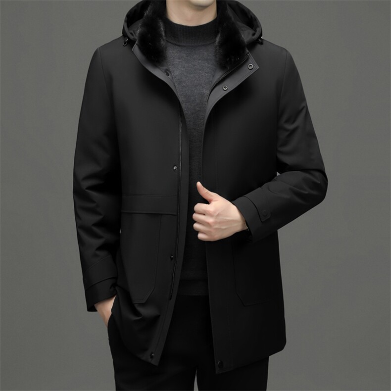 BW68260钱塘2020-2中年男士冬季厚款新款商务休闲简约羽绒服P670,男装羽绒服,钱塘207-2
