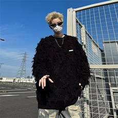 美式圆领毛衣男慵懒风休闲针织衫MY012P46，男装针织衫/毛衣，星座1116-2