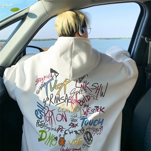 直播460克超厚潮牌重磅纯色连帽卫衣力推男XZ517A-2-WY8842-P68图片