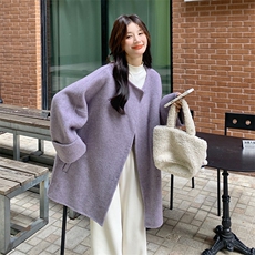 xian货2025冬款双面羊绒大衣B109-9852-310-438，女装羊绒大衣，2B109