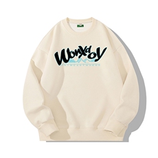 抖音得物现货高品质美式宽松圆领印花卫衣新款重磅卫衣ADY112，男装卫衣，电商A443