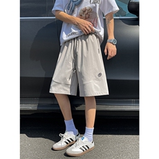 2025夏季新款潮牌电脑刺绣休闲短裤男宽松运动五分裤2566特批21，男装牛仔裤，电商C305A
